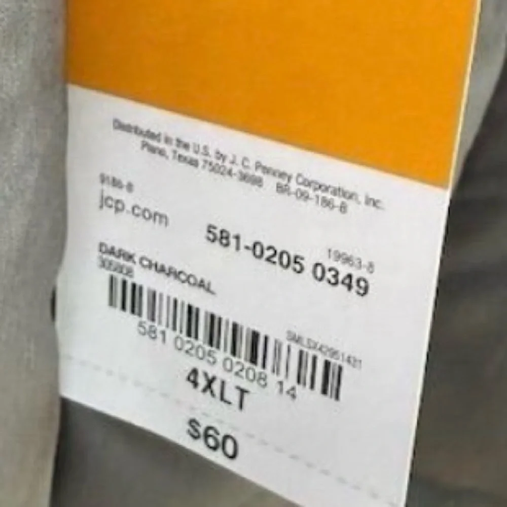 The Foundry Men's Charcoal Puffer Vest 4XLT Big & Tall Winter Quilted - Picture 2 of 5